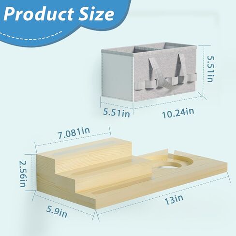 for Tonie Shelf Magnetic - Wooden Tonies Organizer with Carrying Bag, 3 Tiered Magnetic Display Shelf for Toniebox Holder, Wall Mount/Countertop Use Tonies Toy Storage for Kids Room/Playroom (Wood) in Saudi Arabia