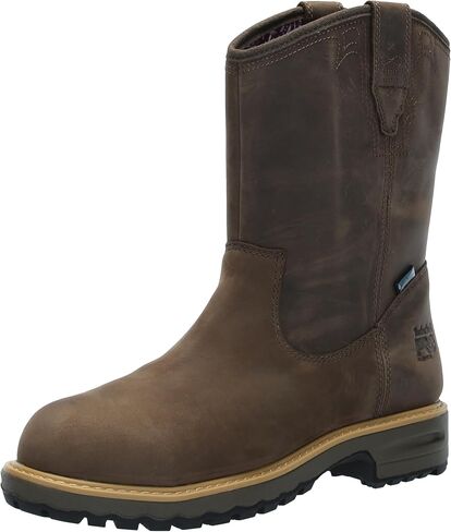 Timberland Women's Ashlar Pull on Alloy Safety Toe Waterproof Pullon AL WP, Brown: Turkish Coffee, 5.5 Wide in Saudi Arabia