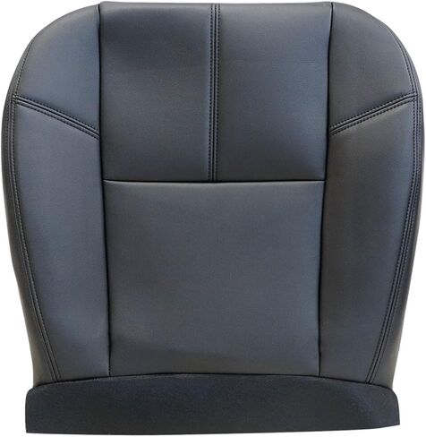 Driver Side Bottom and Top Lean Back & Foam Cushion Seat Cover Leather Black Compatible with Chevy Silverado Suburban Avalanche GMC Sierra Tahoe Yukon 2007 2008 2009 2010 2011 2012 2013 2014 in Saudi Arabia