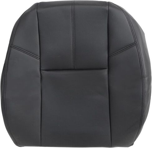 Driver Side Bottom and Top Lean Back & Foam Cushion Seat Cover Leather Black Compatible with Chevy Silverado Suburban Avalanche GMC Sierra Tahoe Yukon 2007 2008 2009 2010 2011 2012 2013 2014 in Saudi Arabia