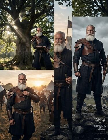 أزياء العصور الوسطى لفارس عصر النهضة الجلدية للكتف من الفايكنج بولدرونز للرجال والنساء باللون البني in Kuwait