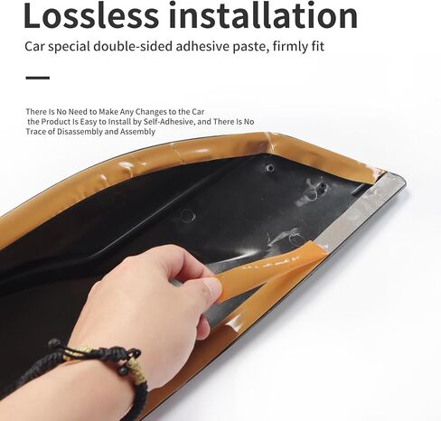 Car Body Trim for 2021-2026 Toyota Land Cruiser 300 Lc300 J300 Anti-Scratch Door Strips Scratch-Resistant Scratch Proof Lossless Installation External Modification Upgraded Accessories (Bright Black) in Saudi Arabia