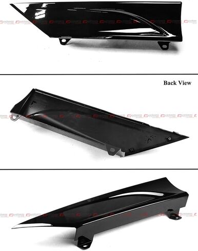 Akasaka Full Gloss Black Rear Bumper Diffuser + Corner Spats + Exhaust Tip Compatible For 2023-2025 Honda Accord in Saudi Arabia