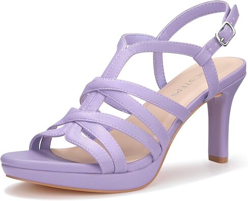 Women's Platform Heels Strappy Stiletto Round Toe Slip-Resistant in Saudi Arabia