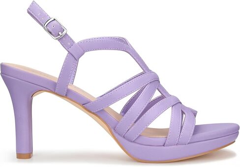 Women's Platform Heels Strappy Stiletto Round Toe Slip-Resistant in Saudi Arabia