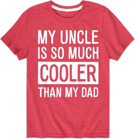 Instant Message - My Uncle is So Much Cooler - Toddler and Youth Short Sleeve Graphic T-Shirt in Saudi Arabia