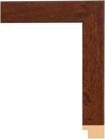 إطار صورة من Wallthatspeak مقاس 8 × 10 من خشب الجوز الداكن والصنوبر الريفي للألغاز والملصقات والصور أو الأعمال الفنية (عبوتان) in Kuwait