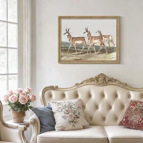 Picrit Vintage 18x24 إطار صورة معلق على الحائط مع زجاج مقسى، إطار ملصق مزخرف ذهبي عتيق مع لوحة خلفية سوداء، ديكور منزلي قديم مزخرف، فن معرض الصور على الطراز القديم in Kuwait