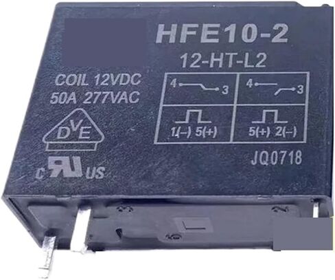 HFE10-2-12-HT-L2 مرحل الطاقة 12VDC 50A تحميل المصباح 5000 واط in Kuwait