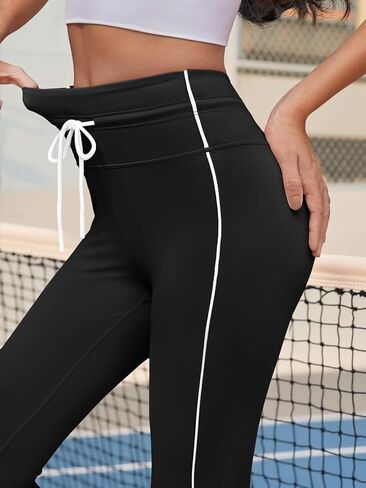 Aoysky Womens Buttery Soft High Waisted Drawstring Leggings 25'' Workout Running Gym Athletic Yoga Pants in Saudi Arabia