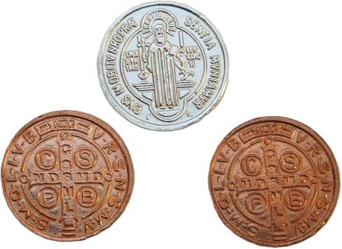 مجموعة من 3 عملات سانت بنديكت .999 من الفضة النقية (1) و .999 من النحاس النقي (2) in Kuwait