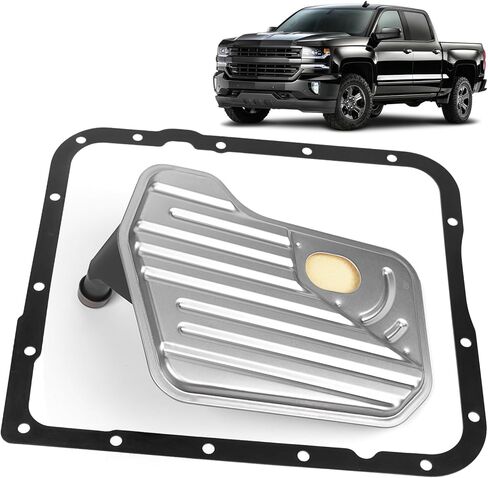طقم فلتر ناقل الحركة 4L60E مع حشية - متوافق مع Chevy Silverado 1500/2500، Avalanche، Blazer، Cadillac، GMC، Buick - يستبدل TF289، FT1146A، 24200796،24229186،24236799 in Saudi Arabia