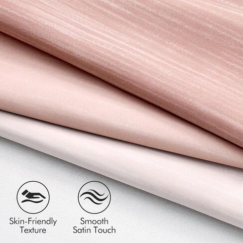 MIULEE Ombre 100% Blackout Curtains, Pink and Greyish White Full Room Darkening Thermal Insulated 84 Inches Long Drapes for Kids Bedroom/Living Room Grommet Window Treatments Modern 52Wx84L, Set of 2 in Saudi Arabia
