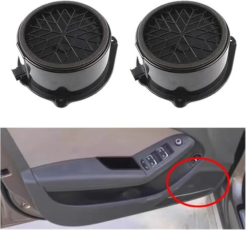 متوافق مع A6L C6 2005-2011 متوافق مع 2 قطعة 4F0035415 الباب الخلفي منتصف المدى المتكلم مكبر الصوت القرن أجزاء نظام الصوت in Kuwait