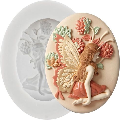 Picture Frame Silicone Mold Rose Flower Photo Frame Polymer Clay Molds for DIY Crafts Epoxy Resin Casting Air Dry Polymer Clay Plaster Jewelry Making in Saudi Arabia