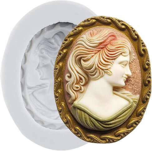 Picture Frame Silicone Mold Rose Flower Photo Frame Polymer Clay Molds for DIY Crafts Epoxy Resin Casting Air Dry Polymer Clay Plaster Jewelry Making in Saudi Arabia