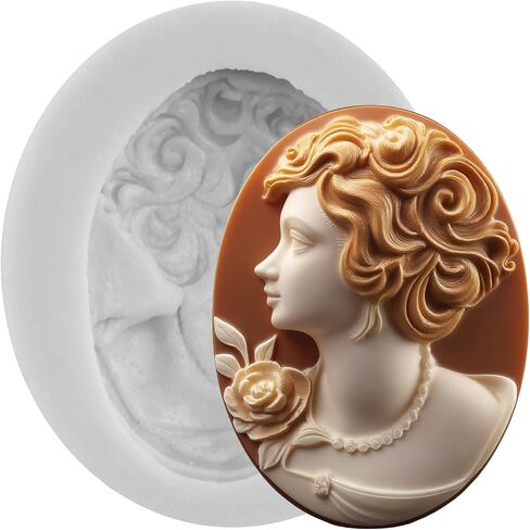 Picture Frame Silicone Mold Rose Flower Photo Frame Polymer Clay Molds for DIY Crafts Epoxy Resin Casting Air Dry Polymer Clay Plaster Jewelry Making in Saudi Arabia