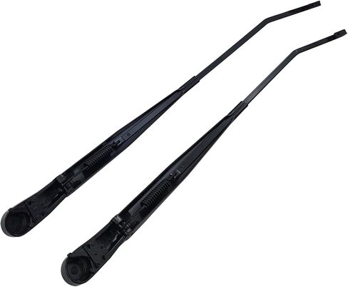 SHOWSEN 1 Pair Front Windshield Wiper Arm Compatible with 2002 2003 2004 Dodge Ram 1500 2500 3500 Replacement 55077133AA, 55077132AA，55077133AB in Saudi Arabia