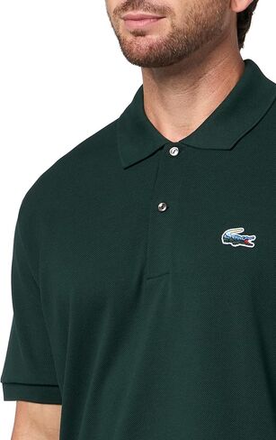 Lacoste Men's Classic Fit Landscape Crocodile Piqué Polo in Saudi Arabia