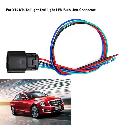 4-Pin الضوء الخلفي الذيل ضوء LED لمبة وحدة موصل متوافق مع كاديلاك ATS وXTS 2013-2019 تسخير ضفيرة التوصيل تسخير 13579168 84198978 19299696 in Kuwait