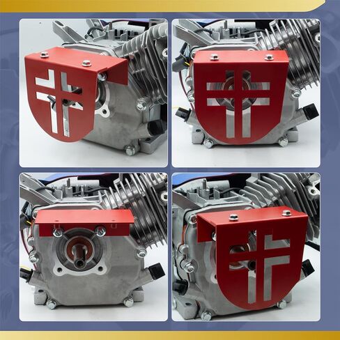 ترقية الألومنيوم دراجة صغيرة مخلب غطاء سلسلة الحرس خفيفة الوزن وسميكة لمحركات استنساخ المفترس 212cc 196cc لكولمان CT200U CT200U-EX CT100 BT200X (أحمر) in Kuwait