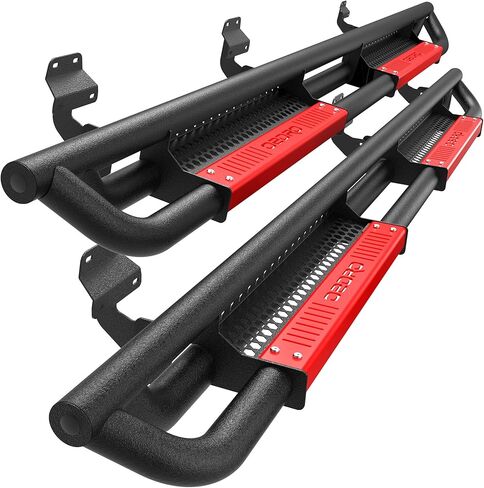 AUTOSAVER88 6 inch Running Boards Compatible with 2015-2026 Ford F-150 SuperCrew Cab, 2017-2024 Ford F-250 F-350, Paintable Side Steps Rail, Drop Nerf Bars Carbon Steel in Saudi Arabia