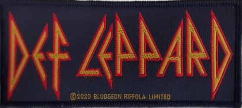 Def Leppard Logo Standard Patch (One Size) (Black/Red/Yellow) in Saudi Arabia