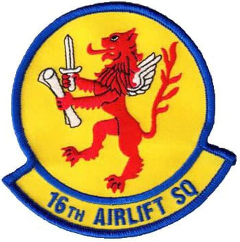 16th Airlift Squadron Patch – Sew On in Saudi Arabia