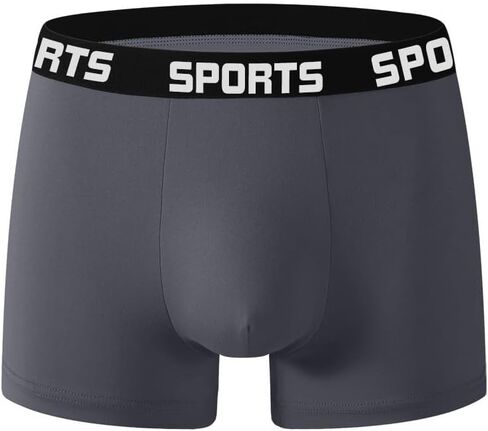 10 pcs Men's Boxer Underwear, Soft Breathable Boxers Briefs, Moisture-Wicking Underwear for Men（Black+Grey） in Saudi Arabia