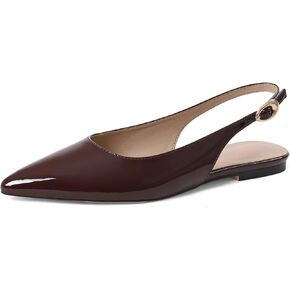 Lyrisiphy Slingback Flats for Women Pointed Toe Office Work Dressy Ballet Flats Comfortable Closed Toe Business Casual Flat Dress Shoes in Kuwait