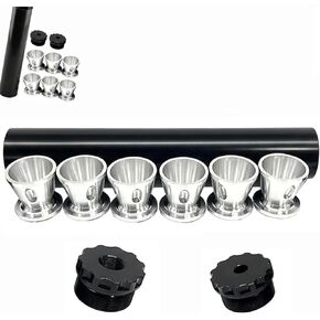 مصيدة فلتر المذيبات، مجموعة مصيدة المذيبات المصنوعة من الألومنيوم الأسود، وفلتر الوقود 1/2 × 28 مع أغطية نهاية متعددة، وإكسسوارات السيارات من الدرجة الصناعية (1/2—28-1set) in Kuwait