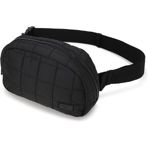 حزمة ريبوك فاني - أكياس حزام الخصر الخفيفة الأنيقة للنساء والرجال مع حزام قابل للتعديل ، حجم واحد ، ليلى أسود in Kuwait