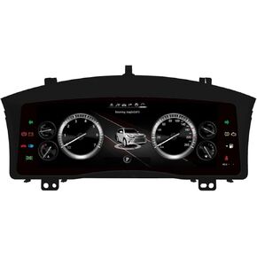 لوحة القيادة الرقمية Prelingcar مقاس 12.3 بوصة متوافقة مع لكزس LX570 2007-2015 سنة لوحة ال سي دي للسيارة عداد السرعة قمرة القيادة الافتراضية in Kuwait