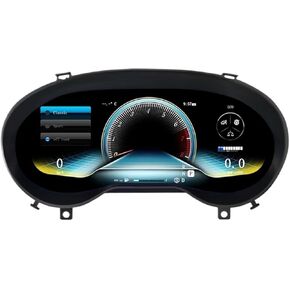 نظام لينكس لوحة قياس الوقود الرقمية LCD للسيارة متوافقة مع Benz A Class CLA GLA 12.3 بوصة شاشة عرض لوحة قيادة السيارة in Kuwait