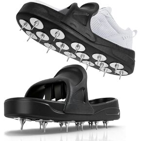 أحذية سبايك لأرضيات الإيبوكسي، مسامير فولاذية شديدة التحمل، تصميم غير قابل للانزلاق، دخول سهل، أحذية إيبوكسي احترافية لأرضيات المرآب وطلاء التسوية الذاتية، مقاس كبير جدًا أمريكي 11-16 in Kuwait