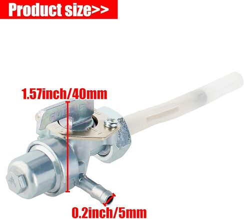 Fuel Gas Petcock Valve for ATC250 ATC250SX ATC350 CB250 CB650 CB750F CB900C CB950C CBX1000 CMX250 CMX250C CRF230L CRF230M FT500 GL500 TRX200SX TRX250 TRX250X TRX300 FourTrax 300 in Saudi Arabia