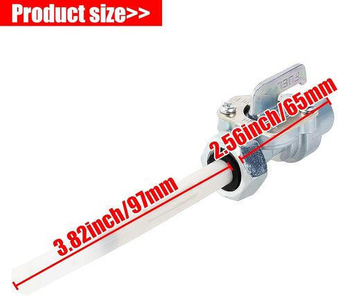 Fuel Gas Petcock Valve for ATC250 ATC250SX ATC350 CB250 CB650 CB750F CB900C CB950C CBX1000 CMX250 CMX250C CRF230L CRF230M FT500 GL500 TRX200SX TRX250 TRX250X TRX300 FourTrax 300 in Saudi Arabia