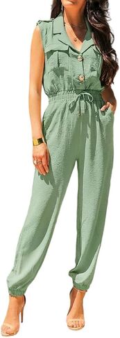 CHICME Jumpsuits for Women One Piece Outfits Summer 2026 Spring Vacation Travel Outfits Dressy Casual Cargo Tapered Romper in Saudi Arabia