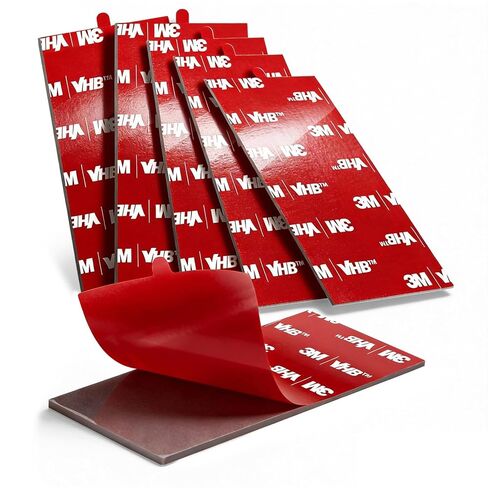 منصات لاصقة مزدوجة الجوانب لتركيب كاميرا داش 1.5 بوصة × 3 بوصة 6 عبوات شريط تثبيت شديد التحمل للزجاج الأمامي حامل كاميرا GPS ولوحة القيادة وتطبيقات السيارات الخارجية in Kuwait