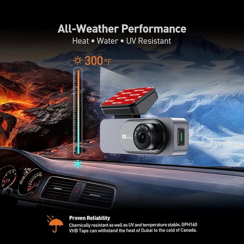 منصات لاصقة مزدوجة الجوانب لتركيب كاميرا داش 1.5 بوصة × 3 بوصة 6 عبوات شريط تثبيت شديد التحمل للزجاج الأمامي حامل كاميرا GPS ولوحة القيادة وتطبيقات السيارات الخارجية in Kuwait