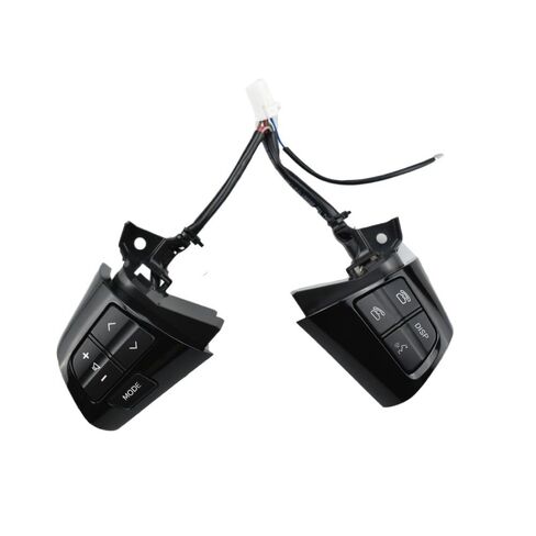 Steering Wheel Mounted Cruise Control Switch Butto Steering Wheel Audio Control Button 8425002230 / Fit for Toyota Corolla Auris ADE150 NDE150 NRE150 ZRE15* ZZE150 2010-2013 84250-02230(Silver) in Saudi Arabia