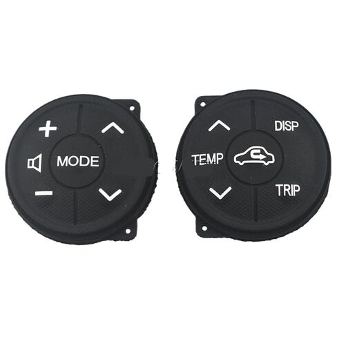 Steering Wheel Mounted Cruise Control Switch Butto 1 Pair Multifunction Steering Wheel Button Cover/Fit for Toyota Prius V (zvw 40) 2013 for Prius Plus 2012-2015 in Saudi Arabia