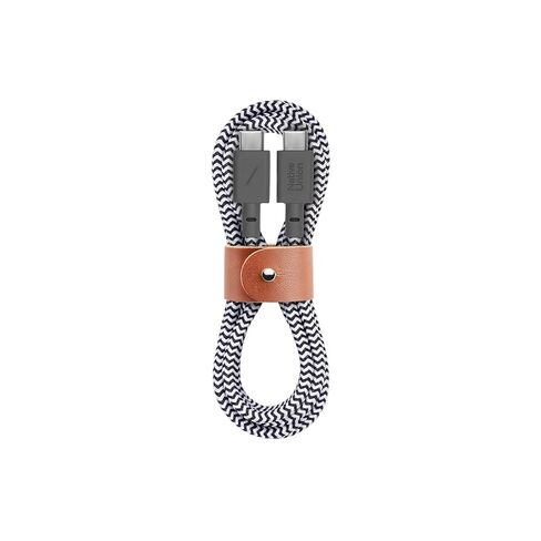 Native Union Type-C Belt Cable - 4ft Ultra-Strong USB-C to USB-C Charging Cable for iPhone 17/17 Pro/17e, iPhone Air, iPad Pro/Air (M4), MacBook Air (M5), Galaxy S26/S25, Flip/Fold 7 (Cosmos) in Kuwait