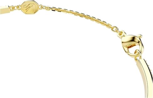 Swarovski Lifelong bangle, Round cut, Heart, White, Gold-tSwarovski One plated in Saudi Arabia