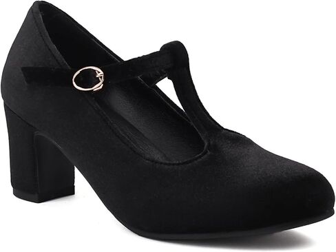 Women's Thick Sole High Heel Color Spring Summer Shoes Sweet Lady Everyday Shoes Work Everyday Comfort Shoes Princess Shoes in Saudi Arabia