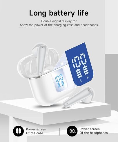 AI ترجمة سماعات الأذن في الوقت الحقيقي 144 لغة 42H Playtime Translator Ear Buds Audifonos Traductores Inglés Español ترجمة سماعات الأذن سماعات بلوتوث لتعلم اجتماع السفر in Kuwait