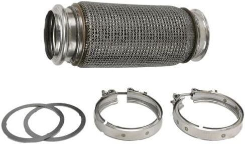 Mytee Products Heavy Duty Exhaust Bellow Pipe Kit Compatible with Peterbilt Kenworth Trucks - Exhaust Flex Pipe Kit Replaces EBKW11865 820.B59541P 674-6018 FB3541 KW3541 M663541 RCF3541 FLTEBK411865 in Saudi Arabia