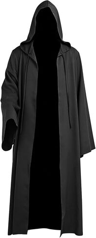 Men Cloak Robe Hooded Cosplay Adult Tunic Long Cape Party Costume in Saudi Arabia