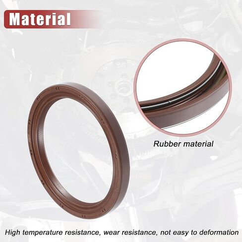 uxcell 2pcs Car Crankshaft Pulley Seal Rear Main Seal Replacement for Toyota RAV4 1996-2000 No.9031185009 in Saudi Arabia