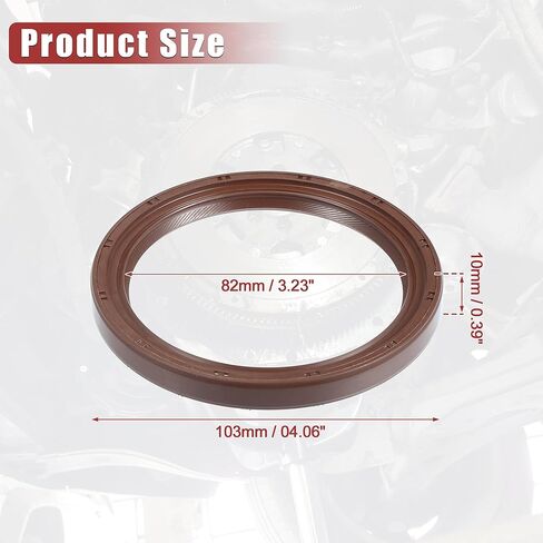uxcell 2pcs Car Crankshaft Pulley Seal Rear Main Seal Replacement for Toyota RAV4 1996-2000 No.9031185009 in Saudi Arabia